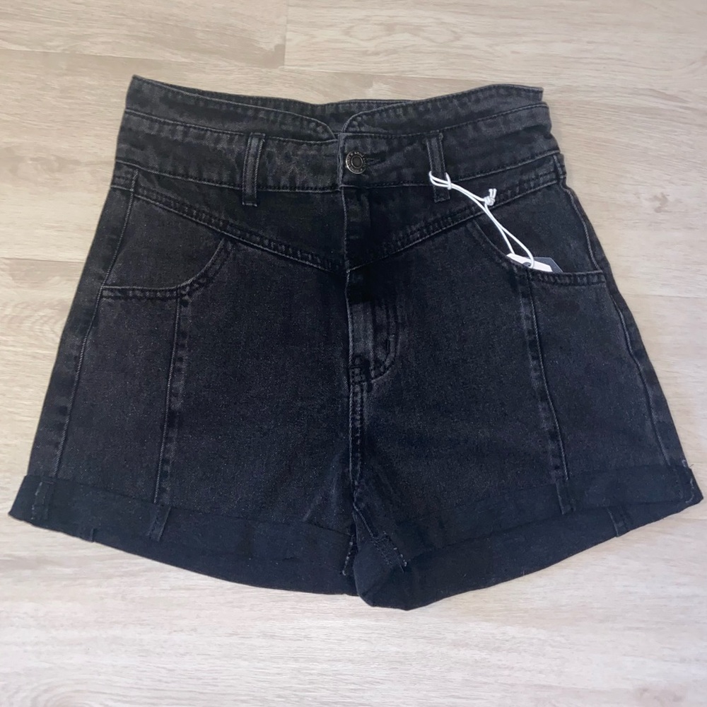 Women’s Black Denim Jean Shorts/jorts